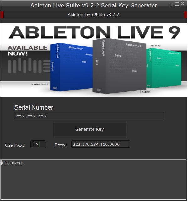 ableton live 9 serial number